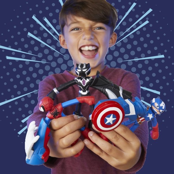 Hasbro Play-Doh Captain America Moto-Slicer Παιχνίδι Πλαστελίνης