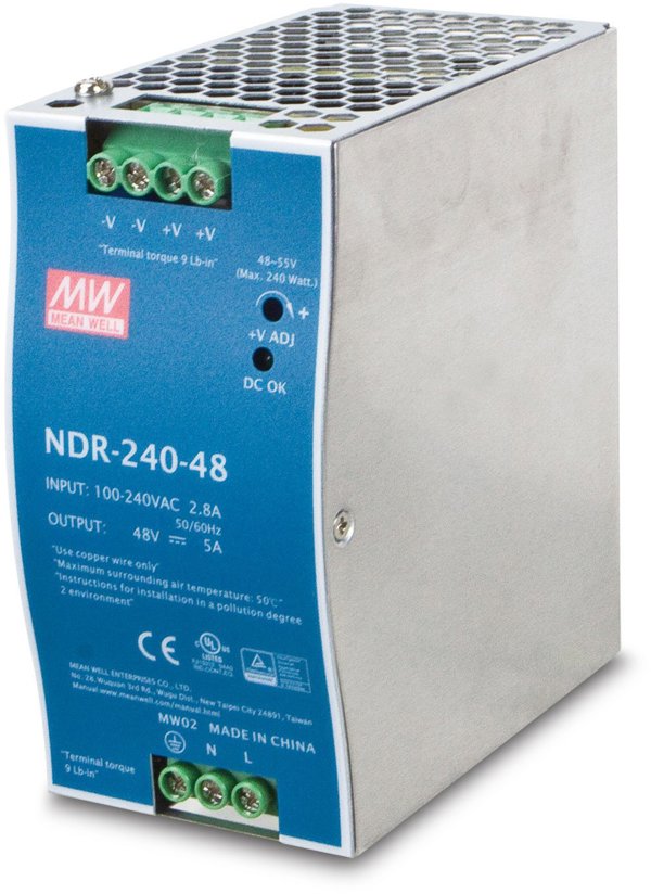 PLANET PWR-240-48 μονάδα τροφοδοτικού 240 W Μπλε, Γκρι