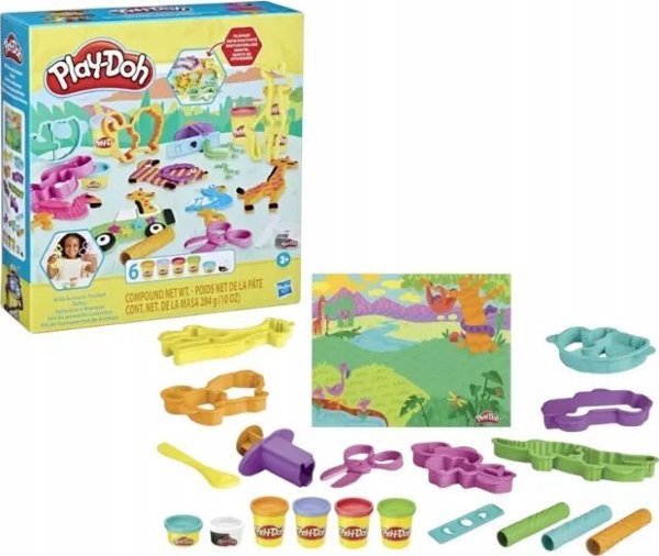 PLAY-DOH σετ παιχνιδιού Άγρια ζώα