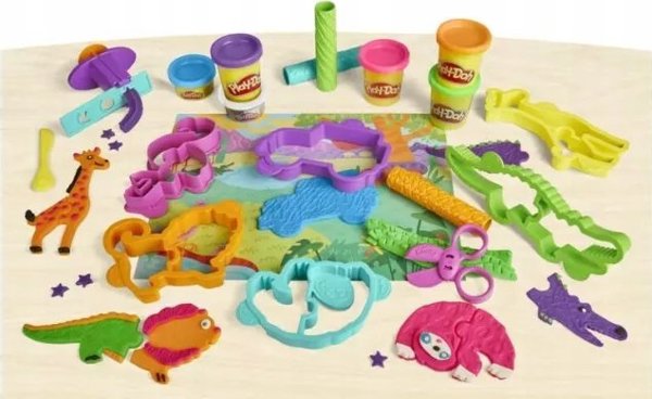 PLAY-DOH σετ παιχνιδιού Άγρια ζώα