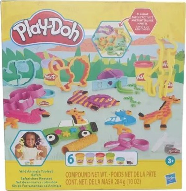 PLAY-DOH σετ παιχνιδιού Άγρια ζώα