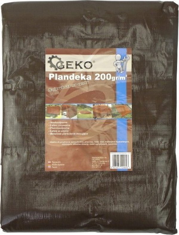 Κουβέρτα Geko 4x8m Εξτρα Παχιά/Καφέ 200G (3)