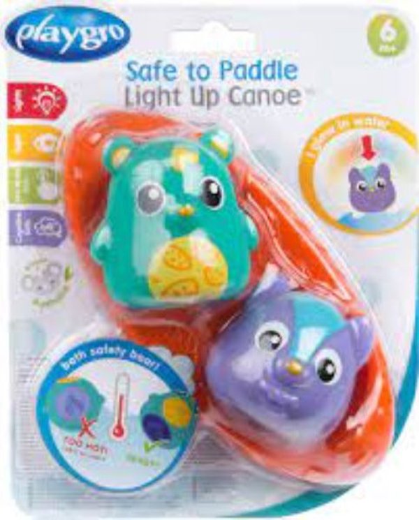 Playgro PLAYGRO toy Safe to Paddle Light up Canoe, 4087630
