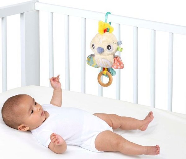 Playgro PLAYGRO soft hanging toy Pullstring Cockatoo, 6988476
