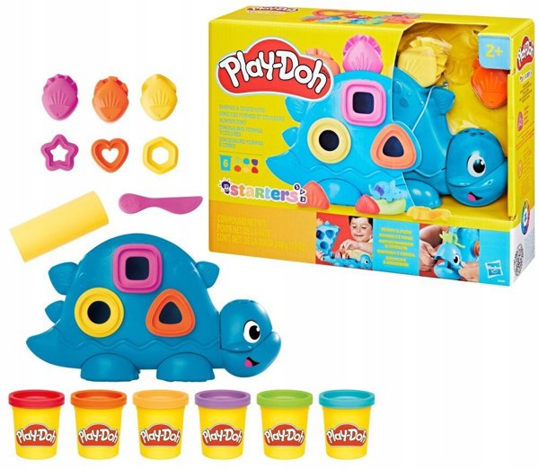 Σετ Εκκίνησης Δεινοσαύρων Play-Doh Σχήματα & Χρώματα
