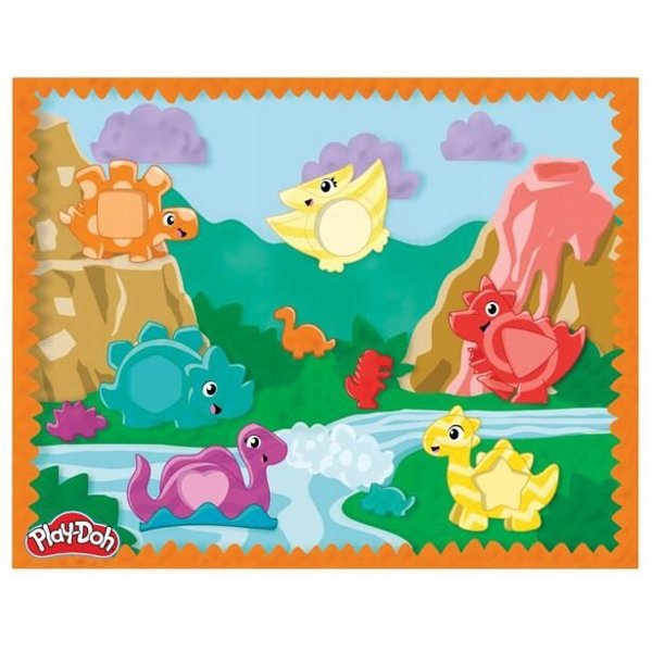 Σετ Εκκίνησης Δεινοσαύρων Play-Doh Σχήματα & Χρώματα