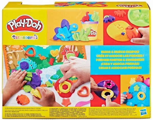 Σετ Εκκίνησης Δεινοσαύρων Play-Doh Σχήματα & Χρώματα