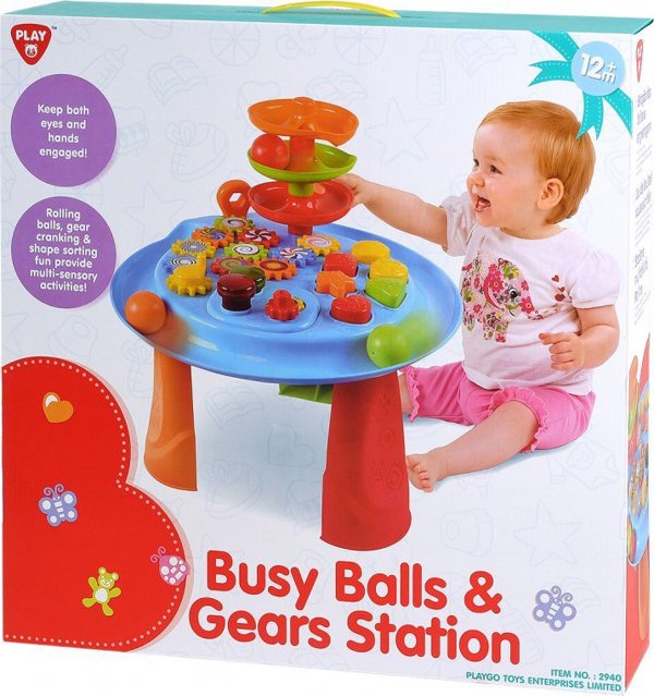 Playgo PLAYGO INFANT&TODDLER BUSY BALLS & GEARS STATION, 2940