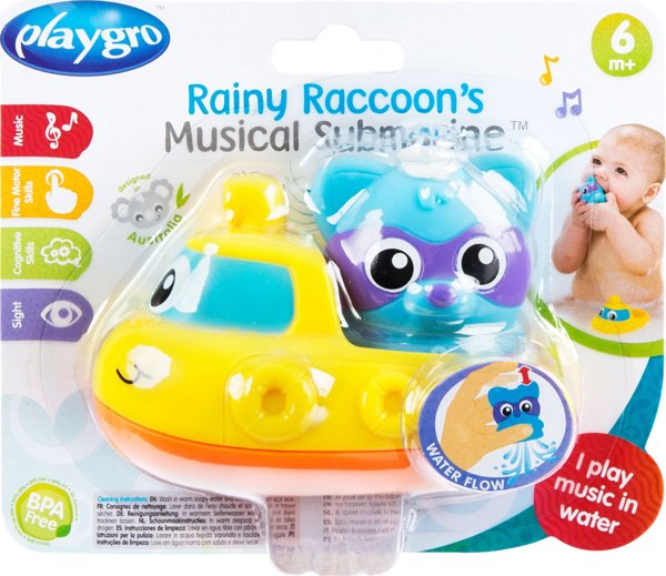 Playgro Υποβρύχιο Rainy Raccoon's, 4087629