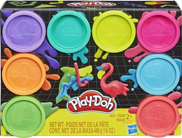 Play-Doh 8 Χρώματα Neon (E5044/E5063)