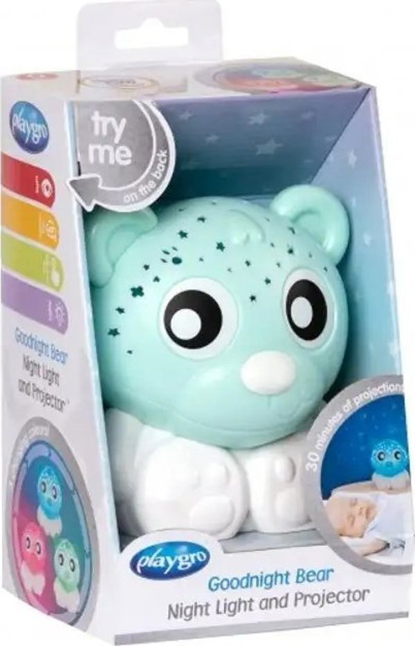 Playgro PLAYGRO night light and projector Goodnight Bear, 0188118