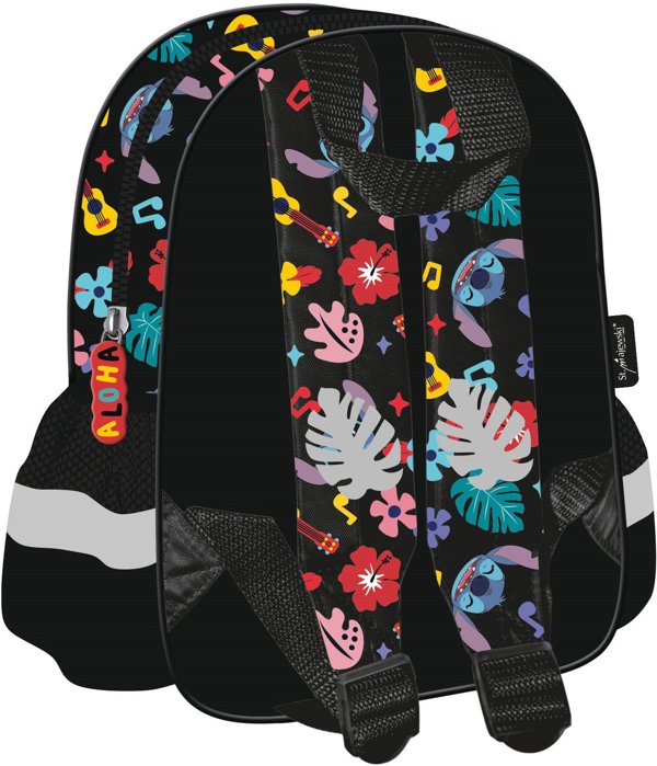 ΣΑΚΙΔΙΟ 23X28X13 1ΦΕΡΜ 3ΤΣΕΠΕΣ STITCH BLACK ALOHA