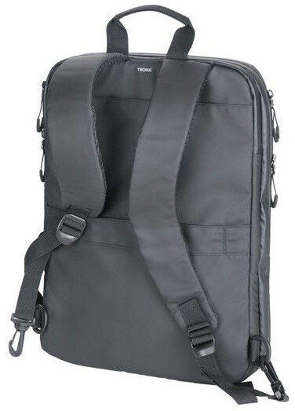 Plecak na laptopa TROIKA Black Expandable, 16", czarny