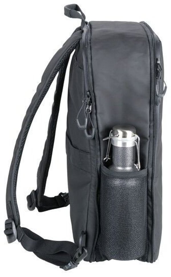 Plecak na laptopa TROIKA Black Expandable, 16", czarny