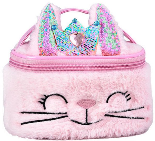 Παιδικό Νεσεσέρ Λαγουδάκι Glitter Ροζ 20cm