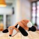 LeanToys Λούτρινο Κουκλάκι Αλεπού Απαλό 42cm - Ανοιχτόχρωμο