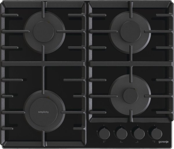 Εστία Gorenje Εστία αερίου σε γυαλί Gorenje GT642SYB 4 καυστήρες
