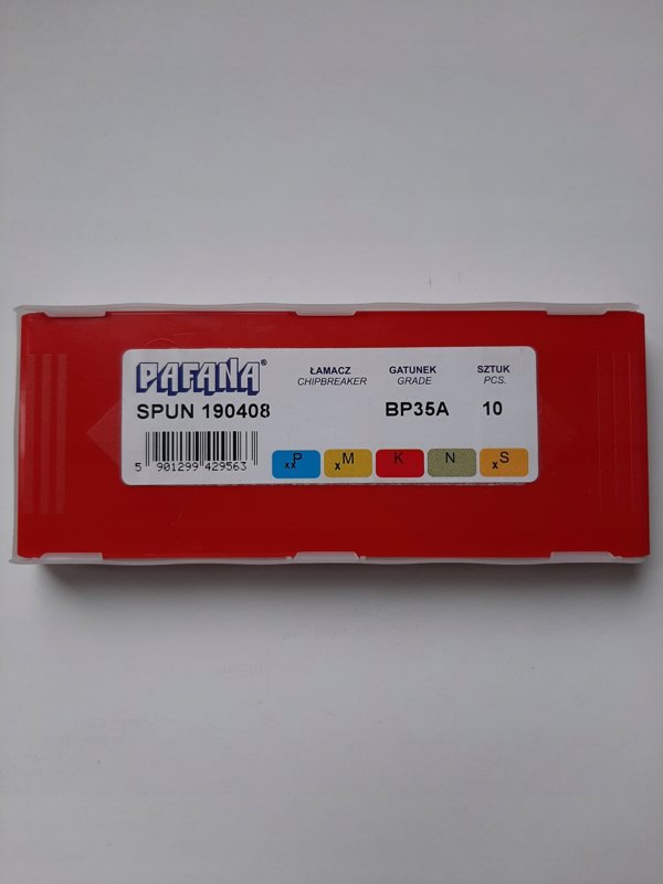 Pafana Μεταλλική Πλάκα SPUN 190408 BP35A Ανθεκτική