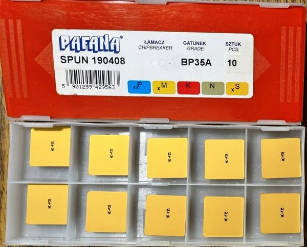 Pafana Μεταλλική Πλάκα SPUN 190408 BP35A Ανθεκτική