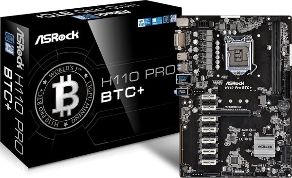 Μητρική πλακέτα ASRock H110 PRO BTC+