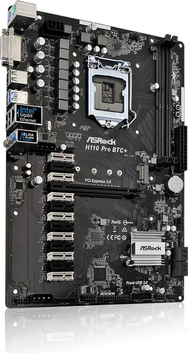 Μητρική πλακέτα ASRock H110 PRO BTC+
