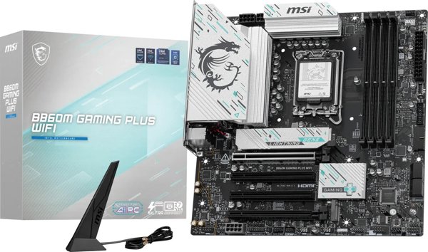 MSI B860M GAMING PLUS WIFI Μητρική Πλακέτα Micro-ATX, Socket LGA 1851, DDR5, Wi-Fi 7