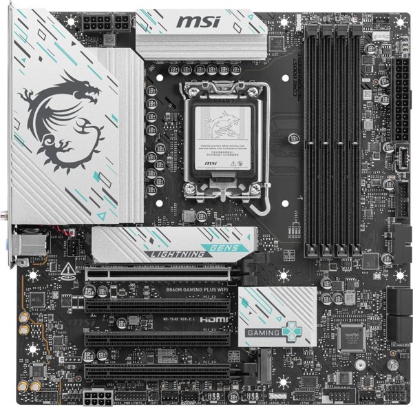 MSI B860M GAMING PLUS WIFI Μητρική Πλακέτα Micro-ATX, Socket LGA 1851, DDR5, Wi-Fi 7