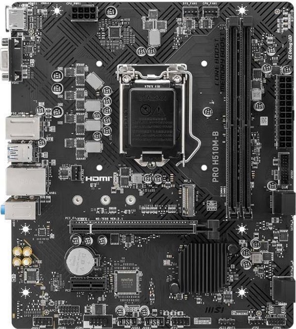 Πλύτα γλοώνα MSI PRO H510M-B