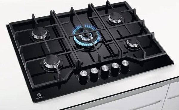 Εστία Electrolux Electrolux KGG75362K Μαύρο Ενσωματωμένο 74 cm Gas 5 ζώνες 14048185 7332543834037
