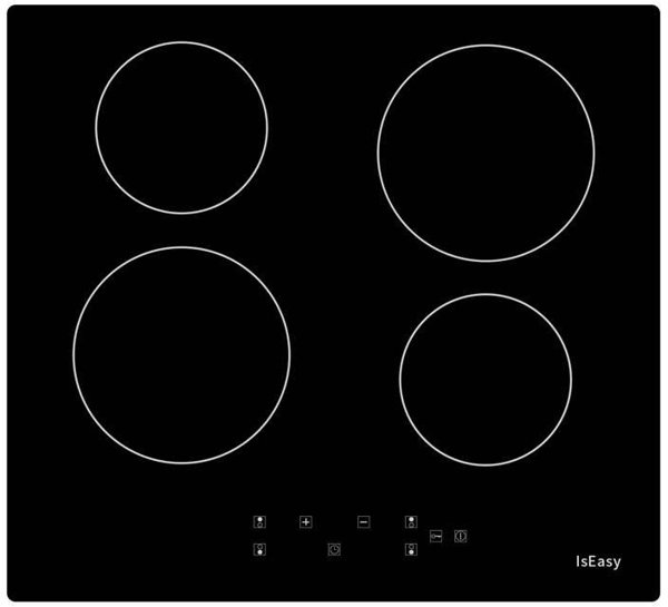 Κεραμική/ηλεκτρική εστία IsEasy T4-04 IsEasy