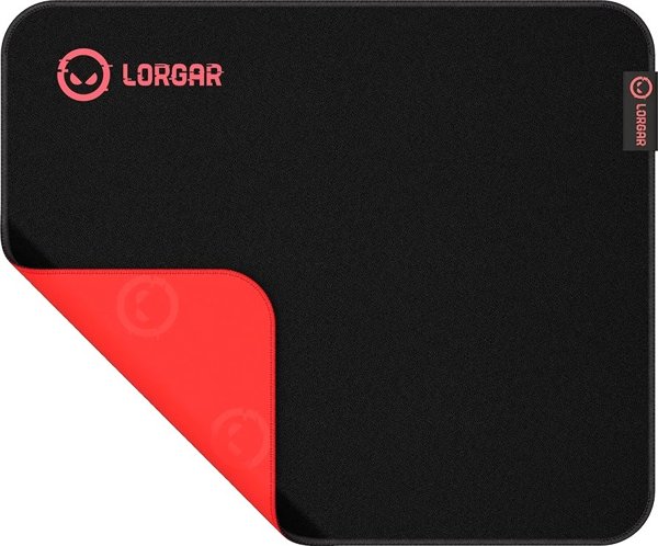 Ποντικοθήκη Lorgar LORGAR Mousepad Main 323 360mmx300mmx3mm/Έλεγχος/Μαύρο λιανική