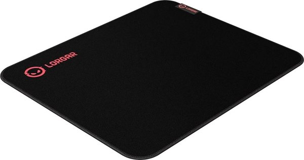 Ποντικοθήκη Lorgar LORGAR Mousepad Main 323 360mmx300mmx3mm/Έλεγχος/Μαύρο λιανική