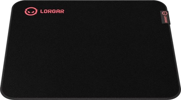 Ποντικοθήκη Lorgar LORGAR Mousepad Main 323 360mmx300mmx3mm/Έλεγχος/Μαύρο λιανική