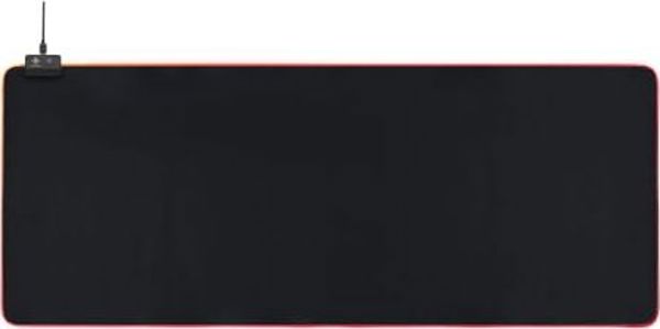 Deltaco GAM-079 Mouse Pad RGB, Υφασμάτινο, XL, Μαύρο
