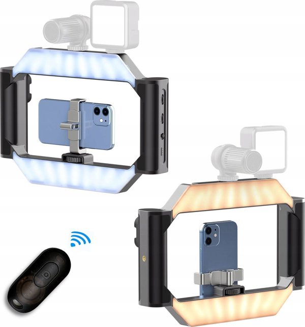 Βάση Ulanzi Λάμπα Led Grip Στήριγμα Iso 1/4 Ulanzi U-rig Για Τηλέφωνο + Powerbank + Τηλεχειριστήριο / Sku: 3265