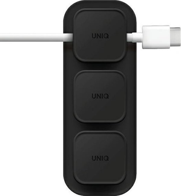 Μαγνητικός οργανωτής καλωδίων Uniq UNIQ Pod Mag + βάση σκούρο γκρι/charcoal dark grey