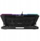 Βάση ψύξης Rampage για φορητό υπολογιστή 9-17'' RGB 6 ανεμιστήρες, ασημί