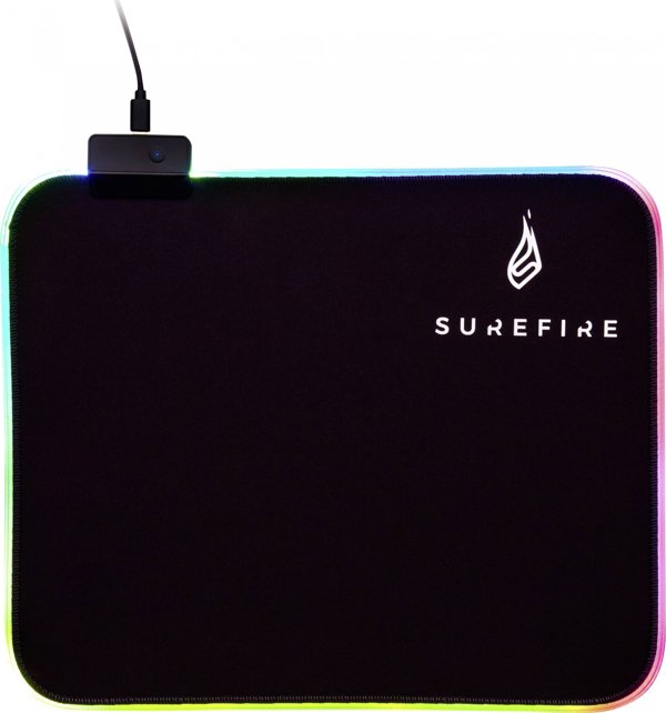 Surefire Silent Flight Gaming Mouse Pad, RGB Φωτισμός, Μέγεθος M, 48812
