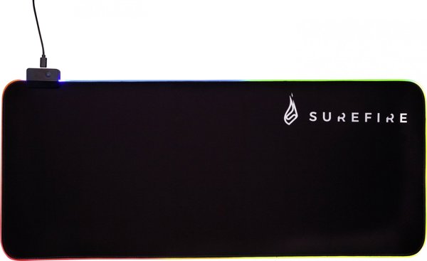 Surefire Silent Flight Gaming Mousepad XL με Φωτισμό RGB, Επιφάνεια Ακριβείας, 48813
