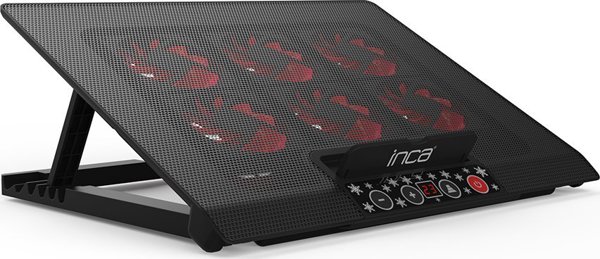 Βάση ψύξης Inca INCA Notebook Kühler INC-601GMS Bedienfeld, 7-17", 6 Lüfter retail
