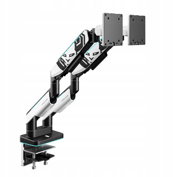Διπλή βάση για οθόνες 49 ιντσών, λευκό-μαύρο X-Arm Dual RGB