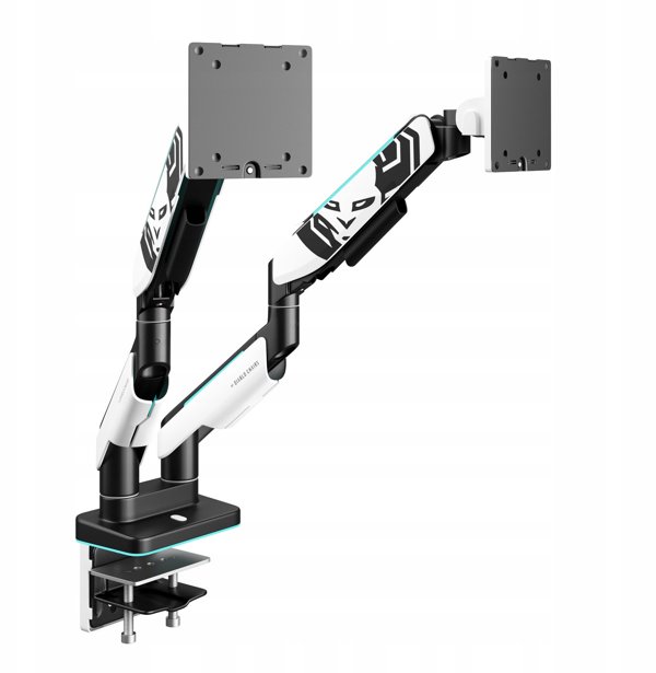 Διπλή βάση για οθόνες 49 ιντσών, λευκό-μαύρο X-Arm Dual RGB