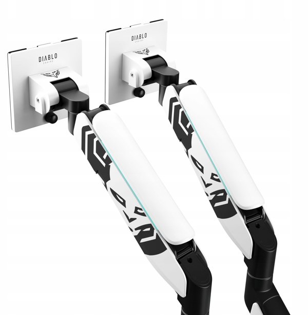 Διπλή βάση για οθόνες 49 ιντσών, λευκό-μαύρο X-Arm Dual RGB