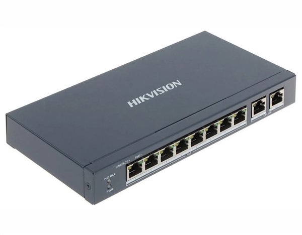 PoE διανομέας Hikvision DS-3E0310P-E/M