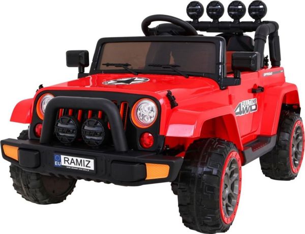 Πλήρης απασχόληση 4WD εκτός δρόμου όχημα Κόκκινο