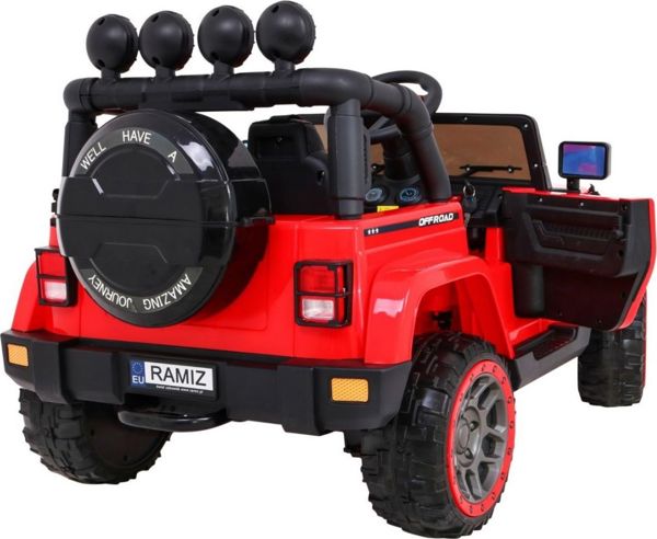 Πλήρης απασχόληση 4WD εκτός δρόμου όχημα Κόκκινο