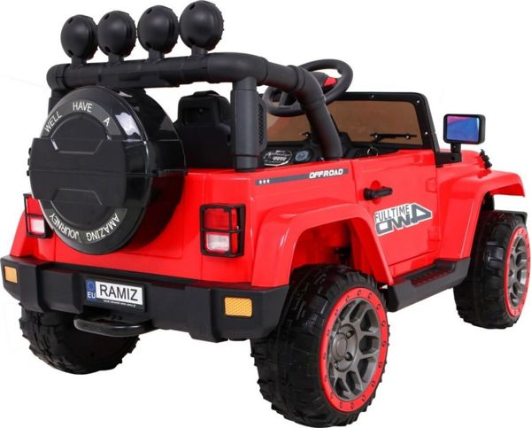 Πλήρης απασχόληση 4WD εκτός δρόμου όχημα Κόκκινο
