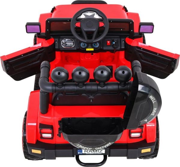 Πλήρης απασχόληση 4WD εκτός δρόμου όχημα Κόκκινο