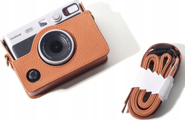 Θήκη LoveInstant για Fujifilm Instax Mini Evo / Καφέ