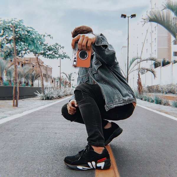 Θήκη LoveInstant για Fujifilm Instax Mini Evo / Καφέ